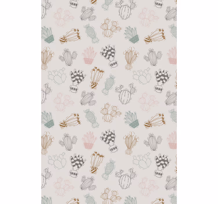 Store enrouleur cactus aquarelle - TenStickers