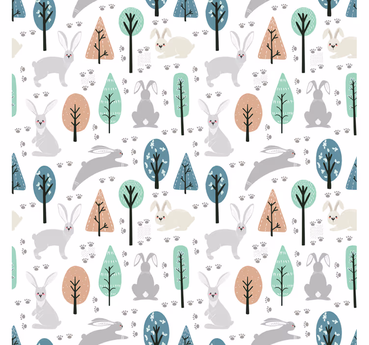 Store enrouleur animaux modèle de créatures des bois - TenStickers