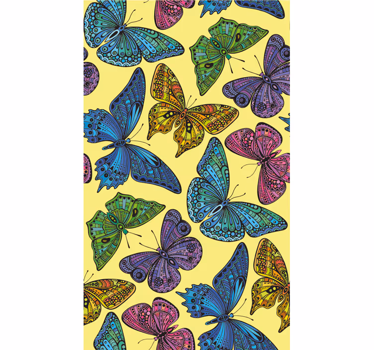 Stores papillons Grand multicolore - TenStickers