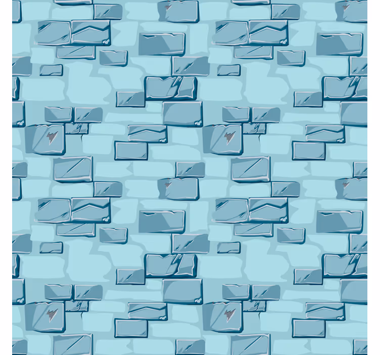Store enrouleur textures et motifs briques en pierre bleue - TenStickers