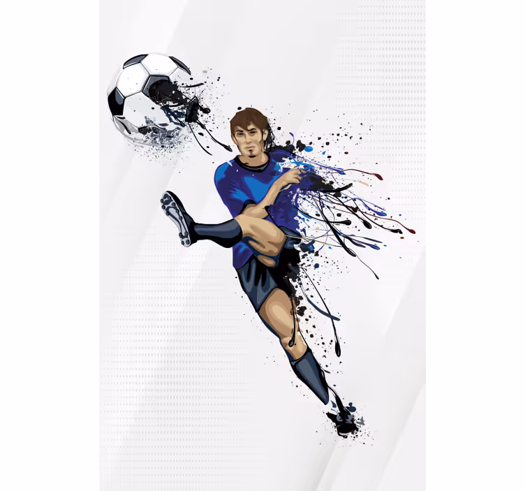 Stores plus de sport Joueur de football - TenStickers