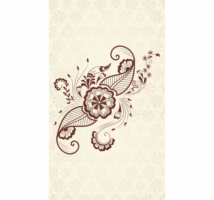 Store enrouleur motif fleur motif floral complexe - TenStickers