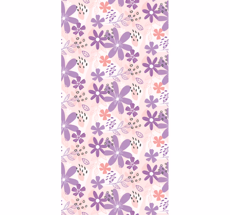 Store enrouleur papillon cascade florale papillon - TenStickers