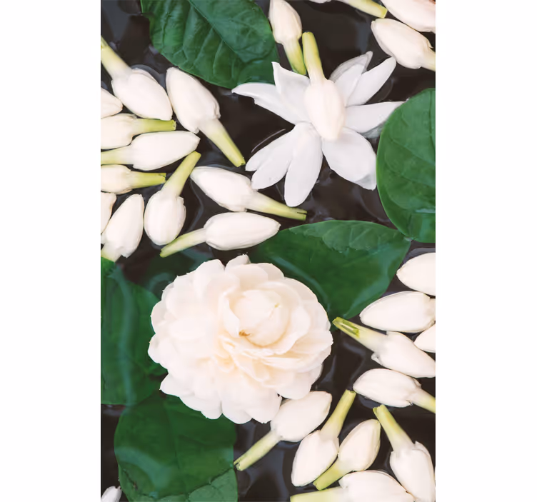 Stores enrouleurs fleurs et plantes composition Élégante - TenStickers