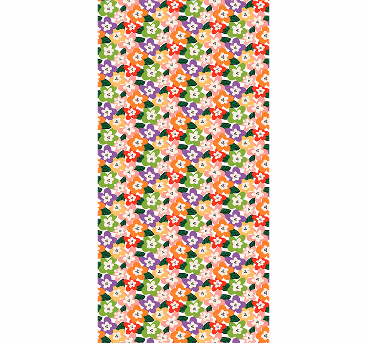 Stores enrouleurs fleurs et plantes composition florale - TenStickers
