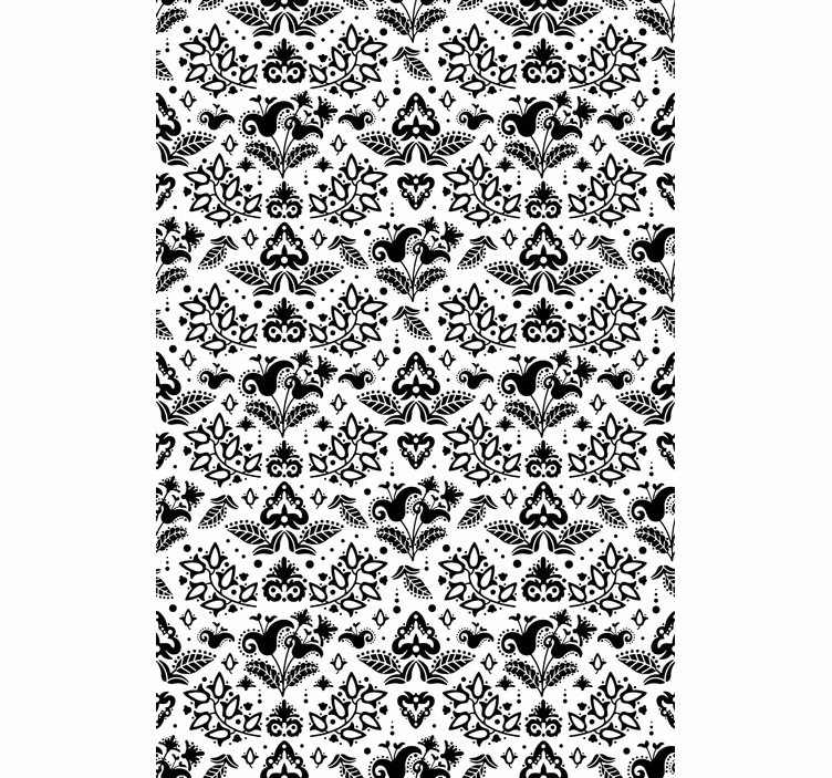 Store enrouleur motif fleur éléments floraux élégants - TenStickers