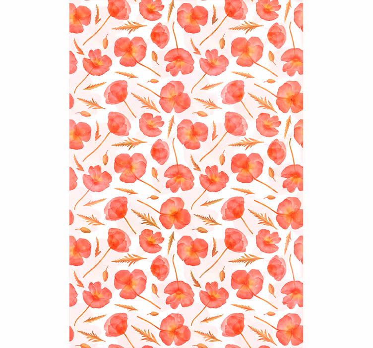 Stores enrouleurs fleurs et plantes motifs floraux délicats - TenStickers