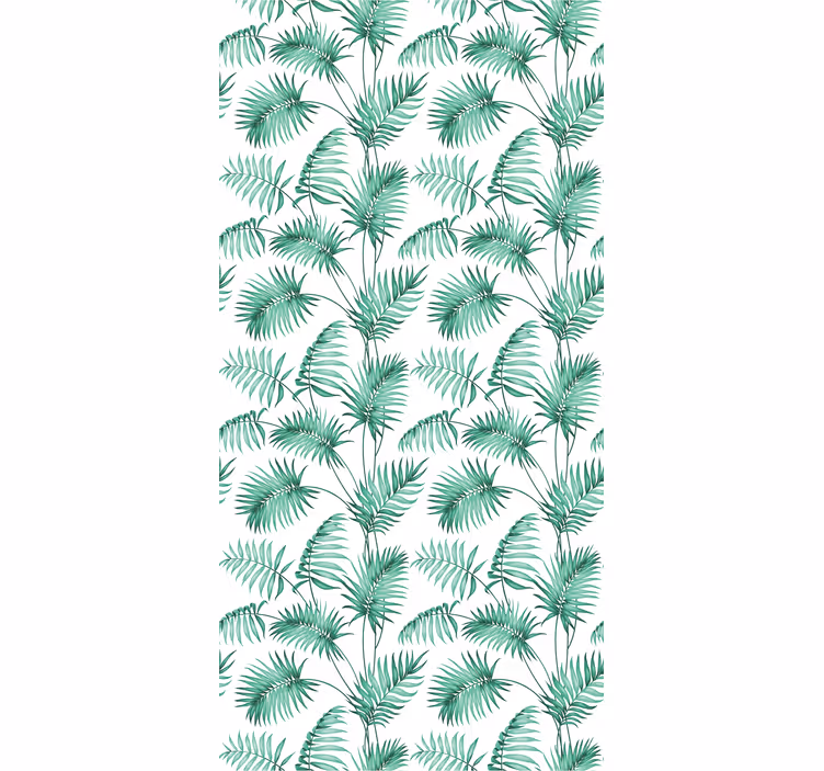 Store enrouleur fleurs et de plantes feuillage luxuriant - TenStickers
