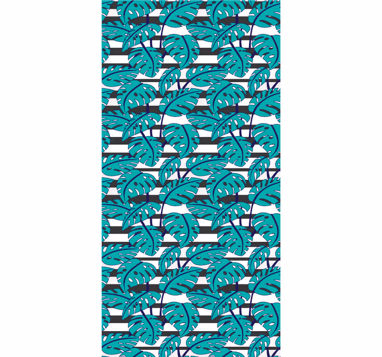 Stores enrouleurs fleurs et plantes motifs feuillus - TenStickers