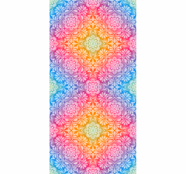 Store enrouleur motif zen mandala coloré - TenStickers