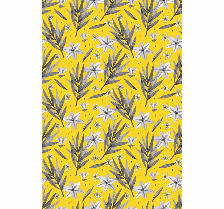 Stores enrouleurs fleurs et plantes motif botanique floral - TenStickers