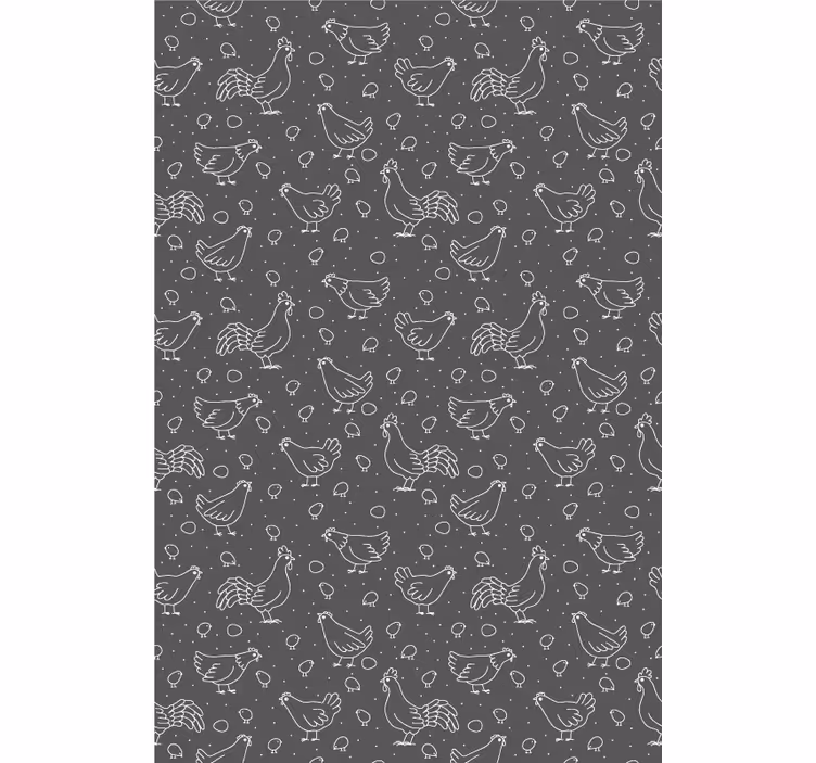 Stores avec plus d'animaux sticker de coq au tableau - TenStickers