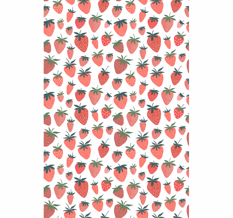 Store enrouleur fruits et légumes motif fraises - TenStickers