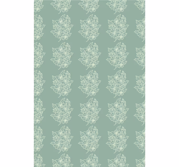 Stores enrouleurs fleurs et plantes motif feuilles florales - TenStickers