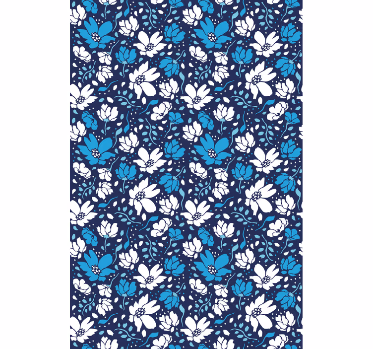 Stores enrouleurs fleurs et plantes style à thème floral - TenStickers