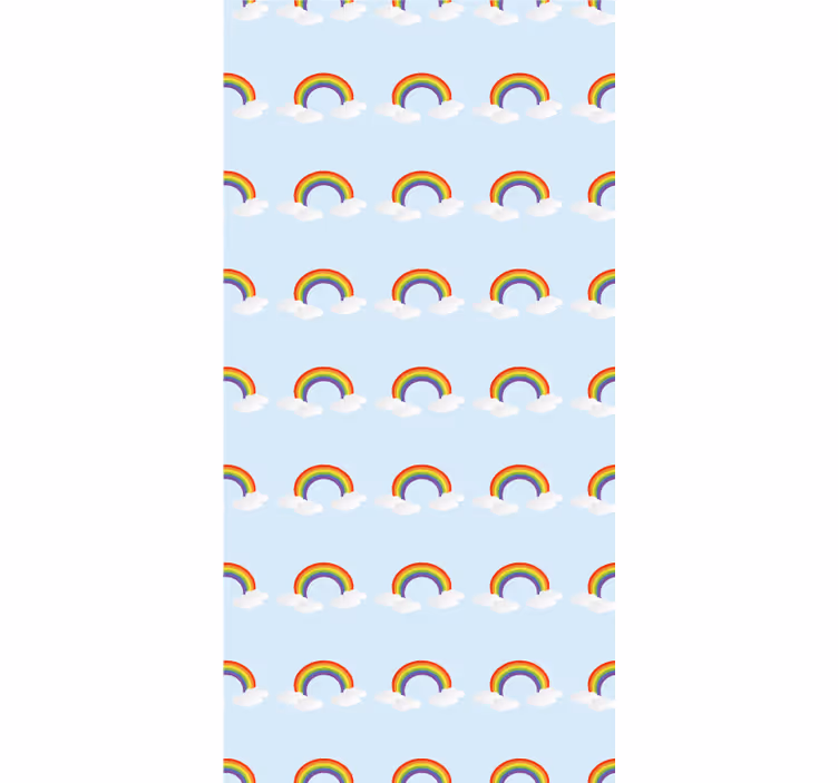 Store enrouleur pour chambre enfant arc-en-ciel joyeux - TenStickers