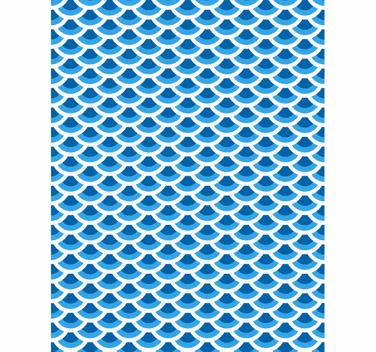Store enrouleur textures et motifs motif vagues océaniques - TenStickers