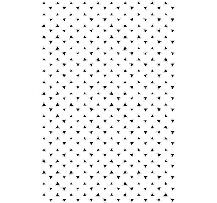 Store enrouleur textures et motifs triangles noirs et blancs - TenStickers