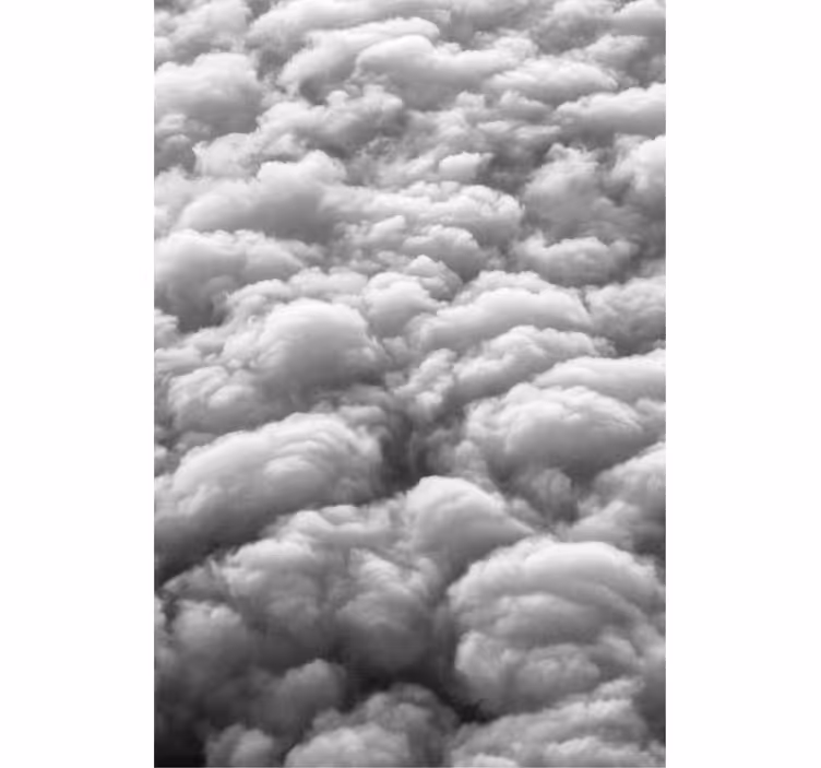Store enrouleur nuage motif pelucheux - TenStickers