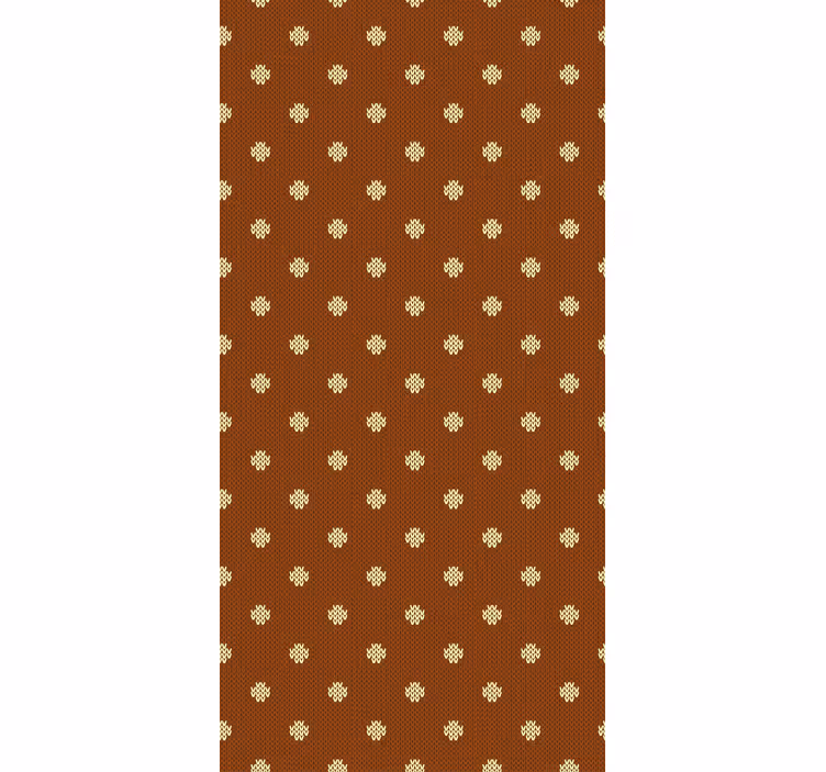 Store enrouleur pour chambre enfant motif simple marron - TenStickers