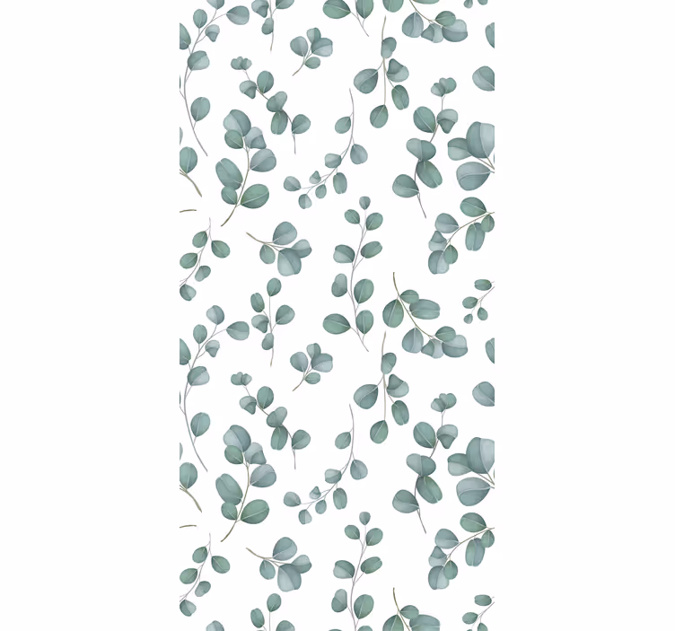 Store enrouleur salon motif de feuille d'eucalyptus - TenStickers