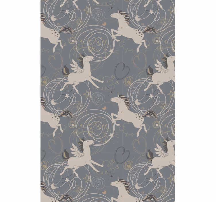 Store enrouleur pour chambre enfant motifs licornes magiques - TenStickers