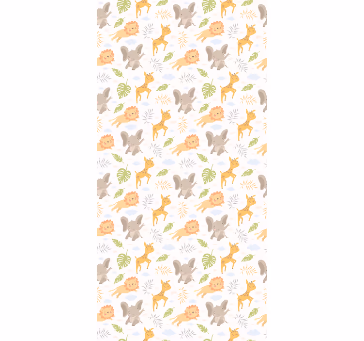 Store enrouleur chambre bébé motifs de bébés animaux - TenStickers