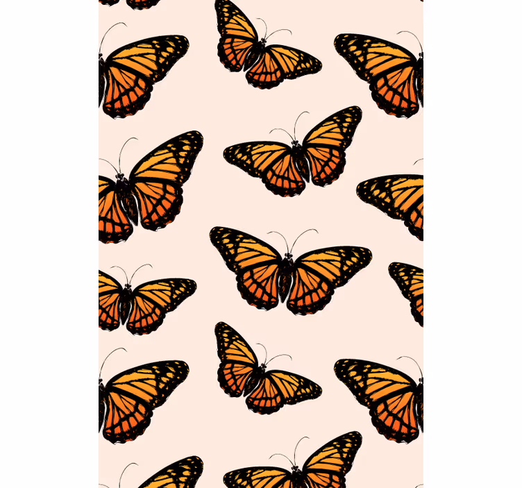 Store enrouleur papillon motif vibrant - TenStickers