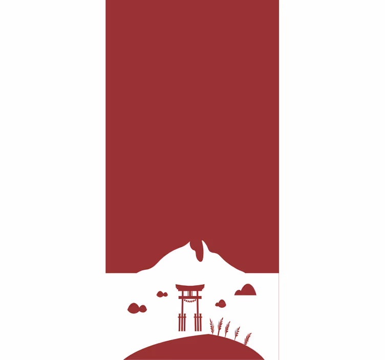 Stores originaux Paysage japonais - TenStickers
