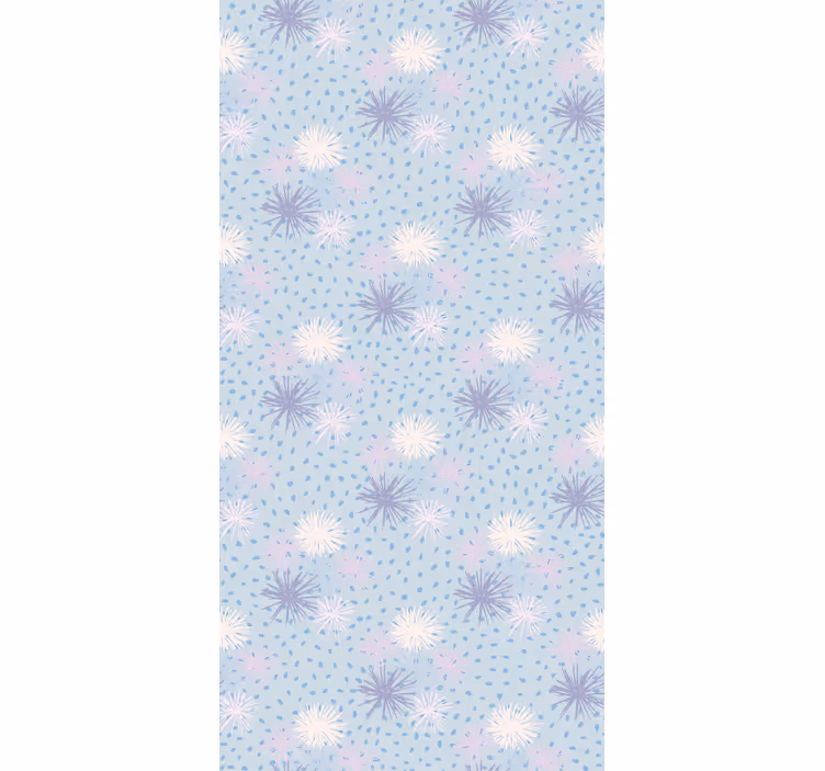 Stores enrouleurs fleurs et plantes motif floral éclatant - TenStickers