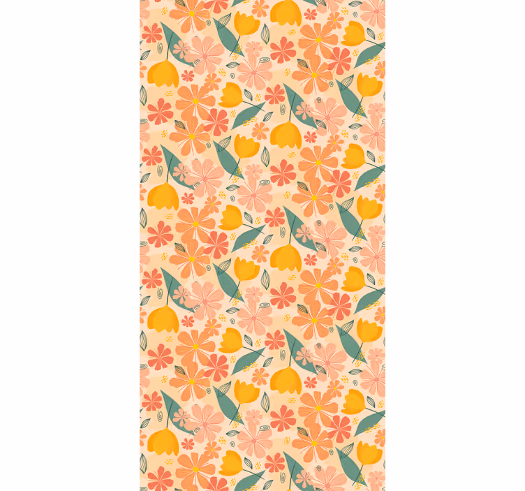 Stores enrouleurs fleurs et plantes design floral - TenStickers
