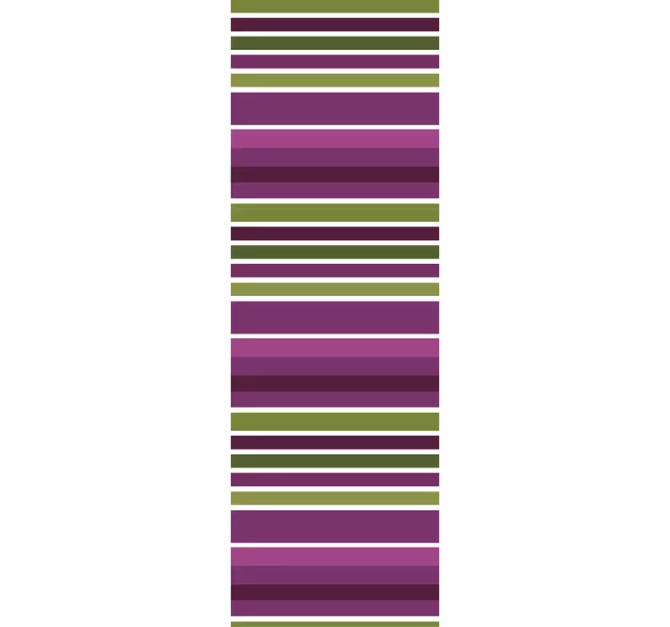 Stores modernes Design horizontal violet et vert - TenStickers