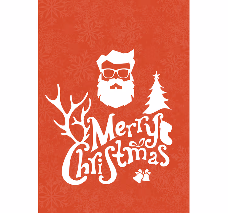 Store enrouleur phrases salutation du père noël - TenStickers