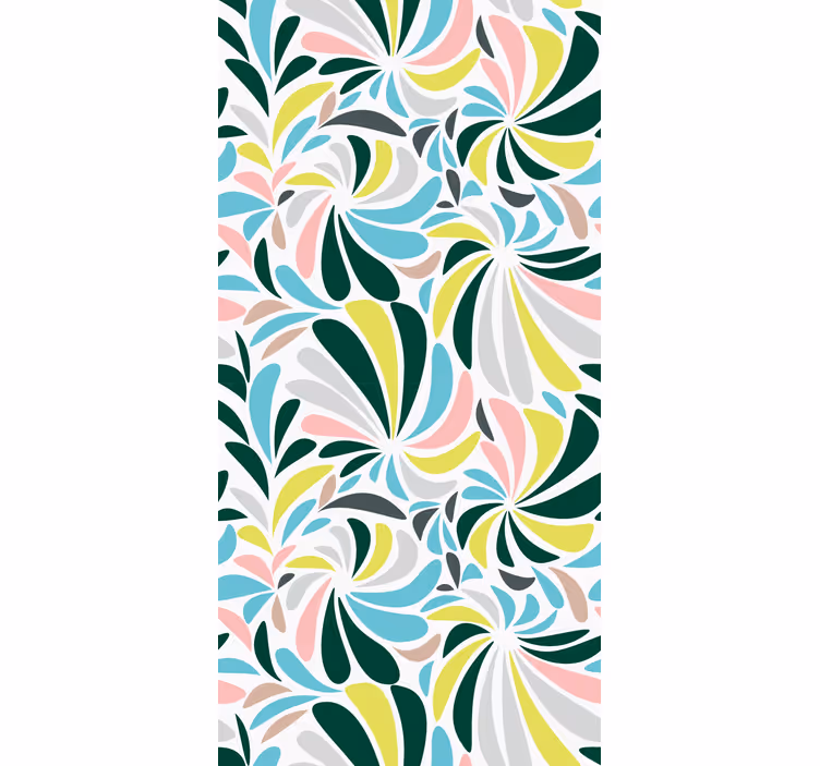 Stores enrouleurs fleurs et plantes motif floral élégant - TenStickers