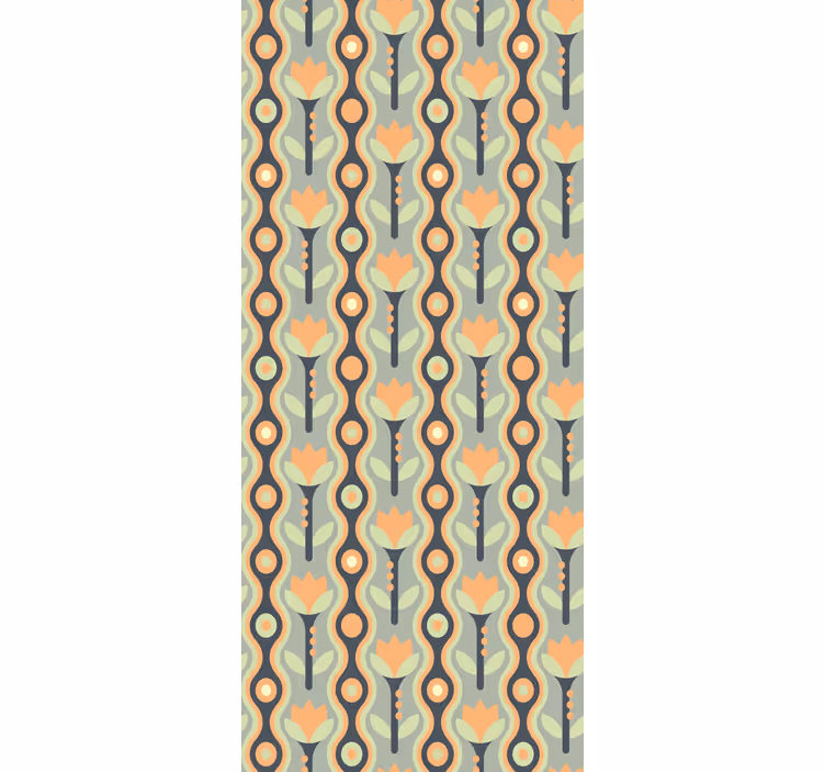 Store enrouleur motif fleur rouleau de pétales abstrait - TenStickers