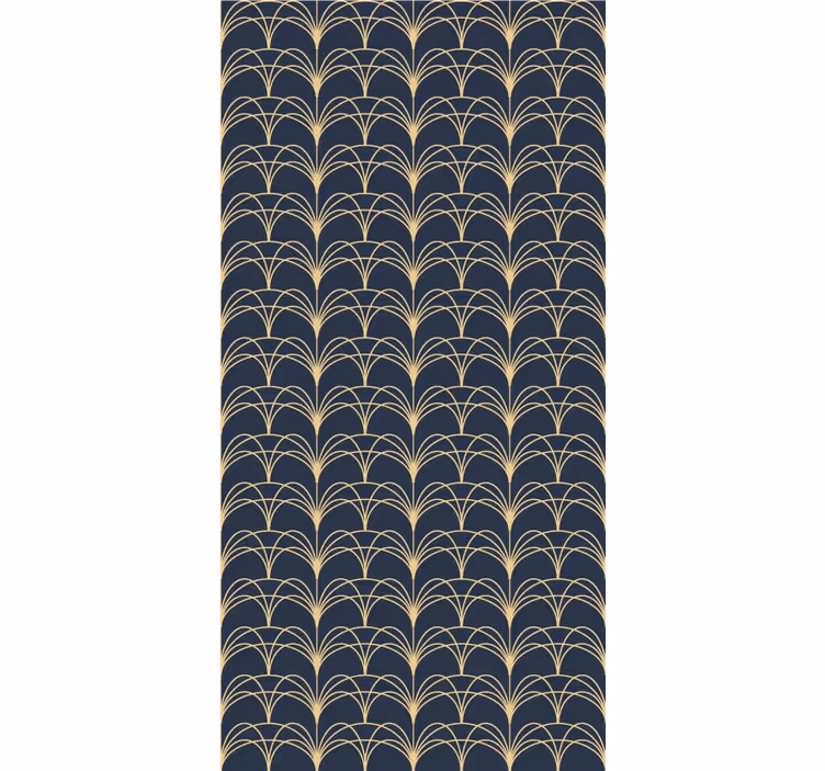 Store enrouleur élégant arches d'or - TenStickers