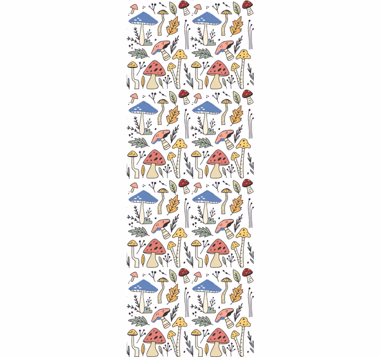 Stores enrouleurs fleurs et plantes champignons et flore - TenStickers
