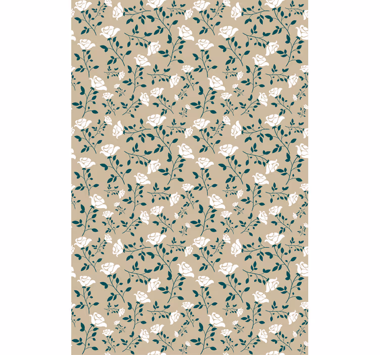 Stores enrouleurs fleurs et plantes doux motifs botaniques - TenStickers