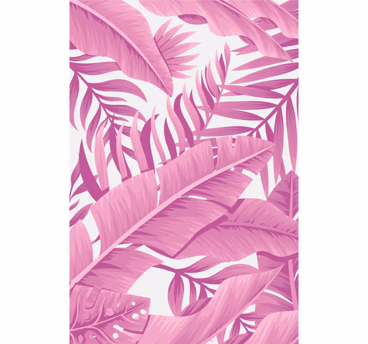 Stores enrouleurs fleurs et plantes motif feuillage tropical - TenStickers