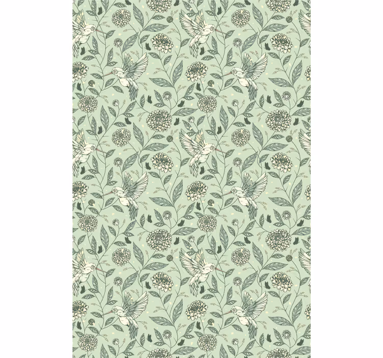 Stores enrouleurs fleurs et plantes charmant design floral - TenStickers