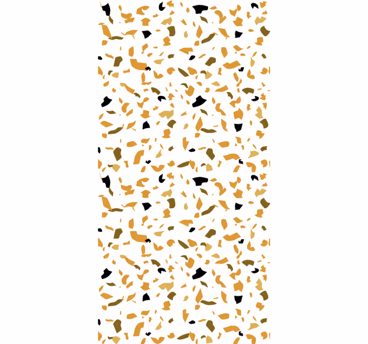 Stores textures et motifs Couleurs chaudes style terrazzo - TenStickers