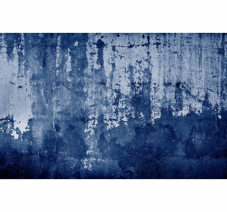 Store enrouleur textures et motifs surface bleue vieillie - TenStickers