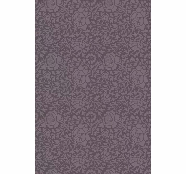 Store enrouleur motif fleur gris élégant - TenStickers