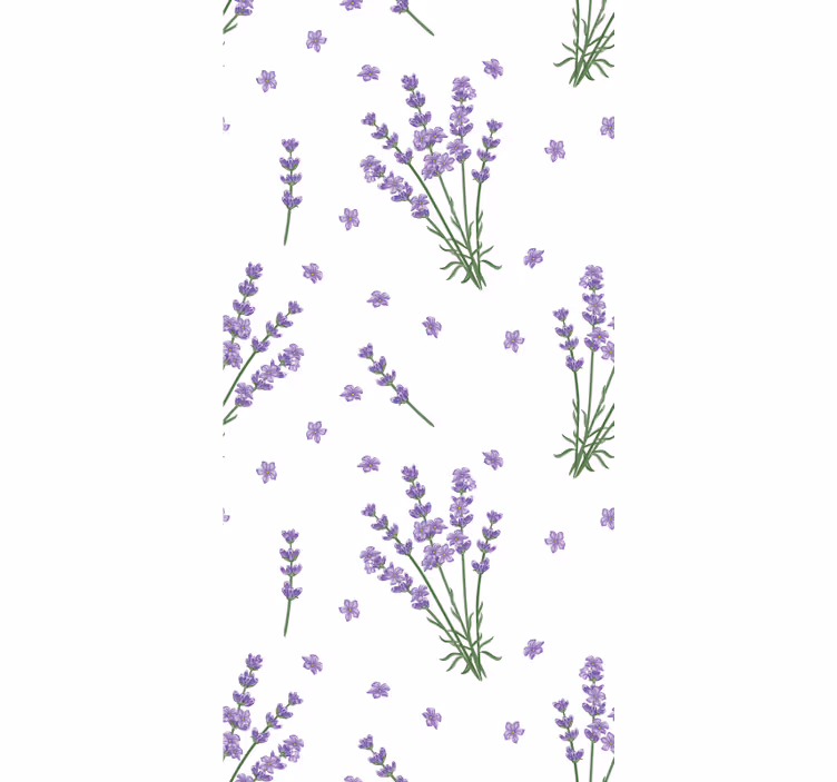 Stores enrouleurs fleurs et plantes lavande design simple - TenStickers