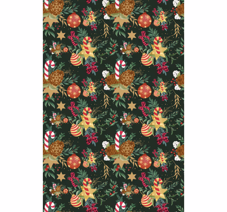 Store enrouleur motif fleur éléments de bonbons festifs - TenStickers