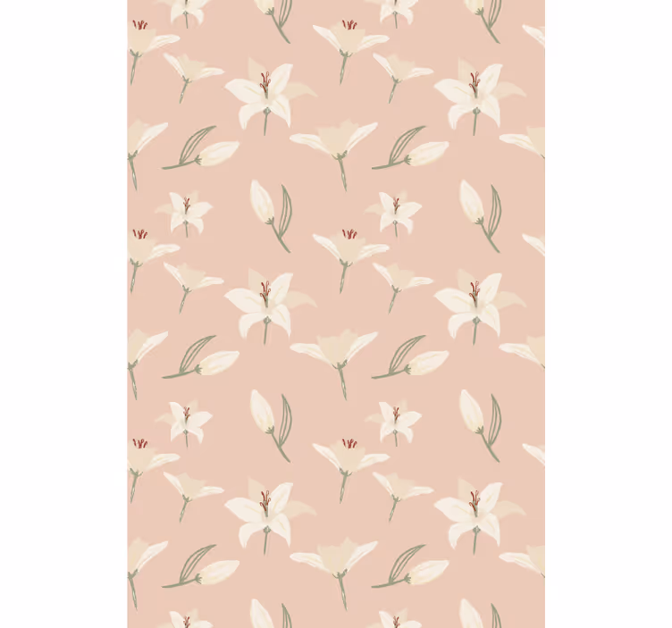 Stores enrouleurs fleurs et plantes motif floral délicat - TenStickers