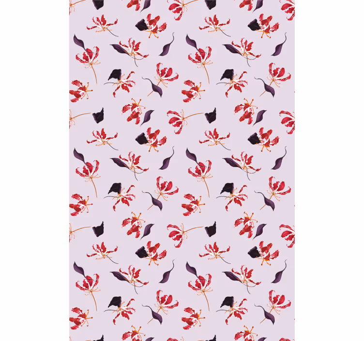 Stores enrouleurs fleurs et plantes motif luxuriant - TenStickers