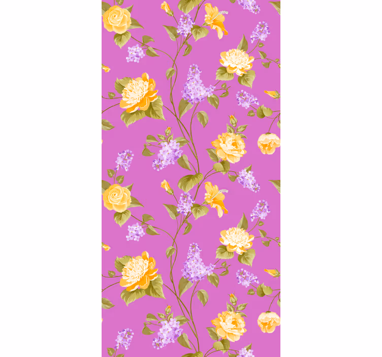 Stores enrouleurs fleurs et plantes panneaux floraux - TenStickers