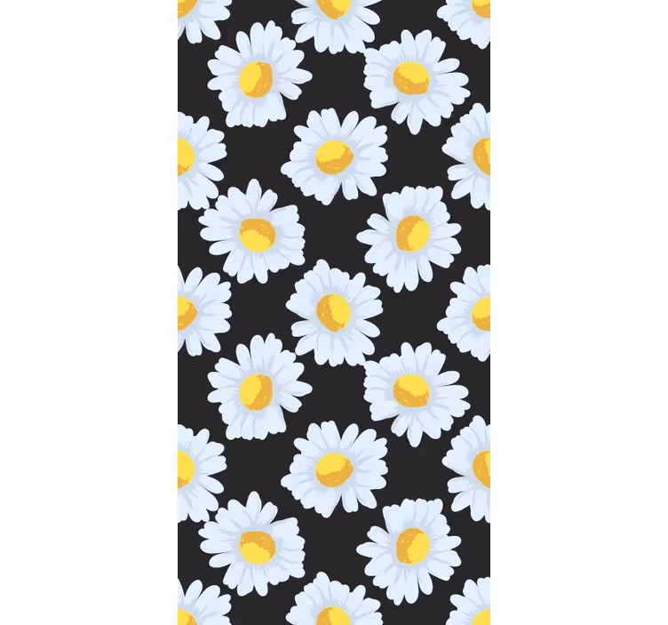 Stores enrouleurs fleurs et plantes thème de la marguerite - TenStickers