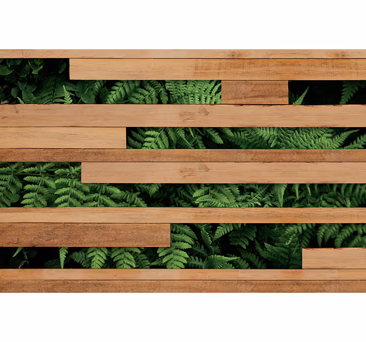 Store enrouleur arbre superposition de verdure luxuriante - TenStickers